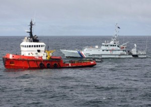 MV Hamal boat is intercepted by Royal Navy