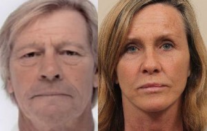 Patrick Adams (left) and wife Constance Adams detained in Amsterdam